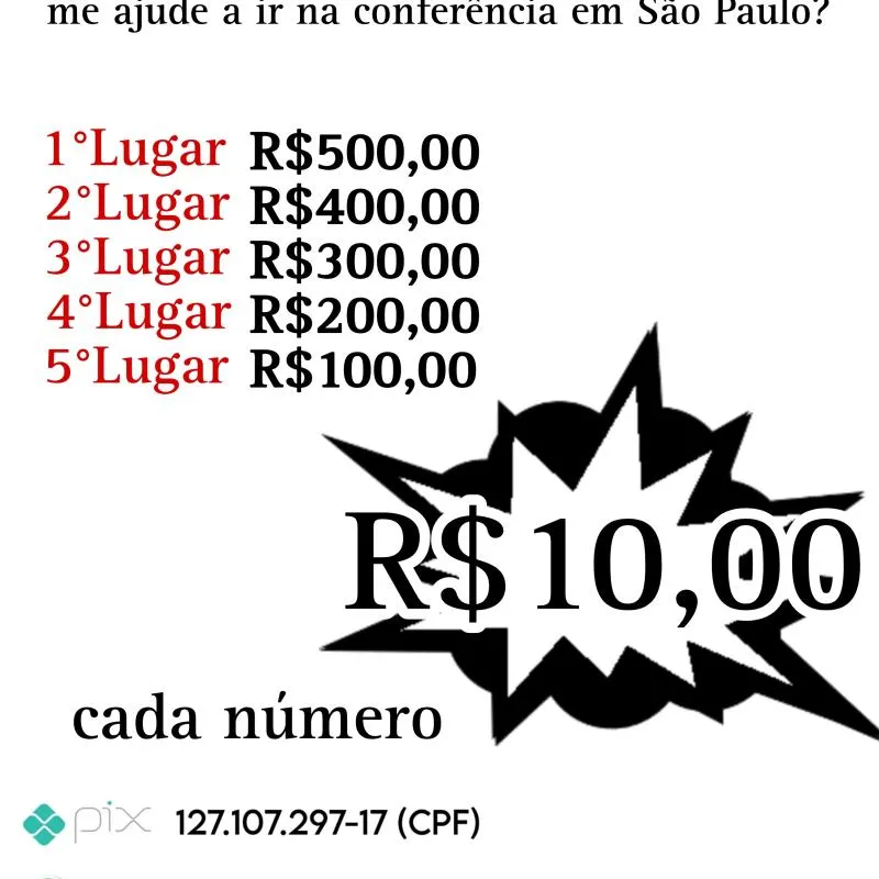 Imagem da campanha Conferência São Paulo