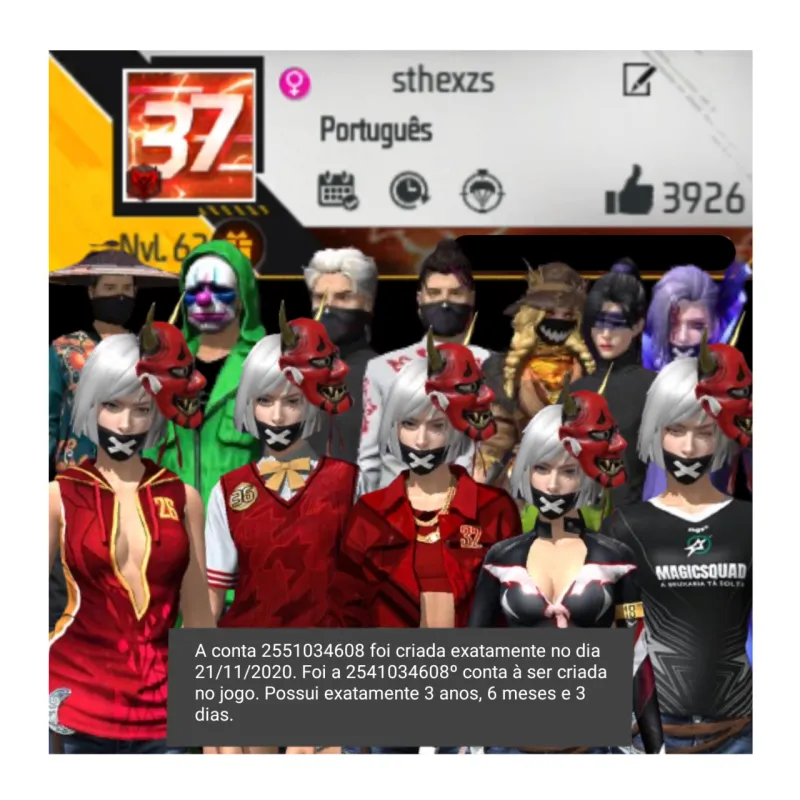 Imagem da campanha Conta freefire