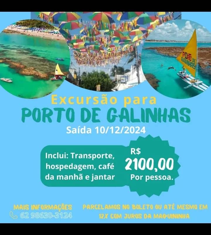 Imagem da campanha Viagem porto de galinhas
