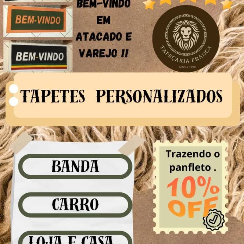 Imagem da campanha Tapete personalizado