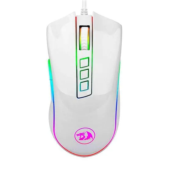 Imagem da campanha MOUSE REDRAGON COBRA WHITE