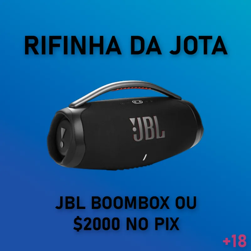 Imagem da campanha RIFINHA DA JOTA