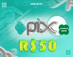 Imagem da campanha Pix de R$50 reais