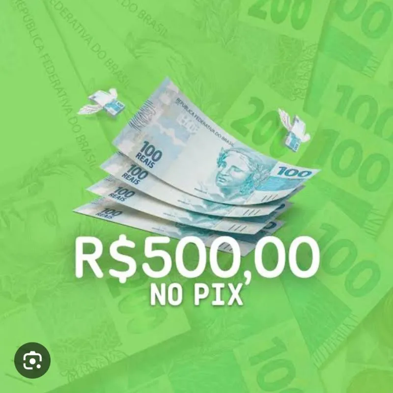 Imagem da campanha Que tal ganhar R$ 500 reais no pix? Para concorrer, é só comprar seu bilhete!