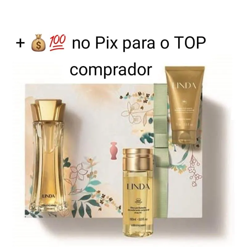 Imagem da campanha KIT LINDA BOTICÁRIO + 100 PIX TOP COMPRADOR