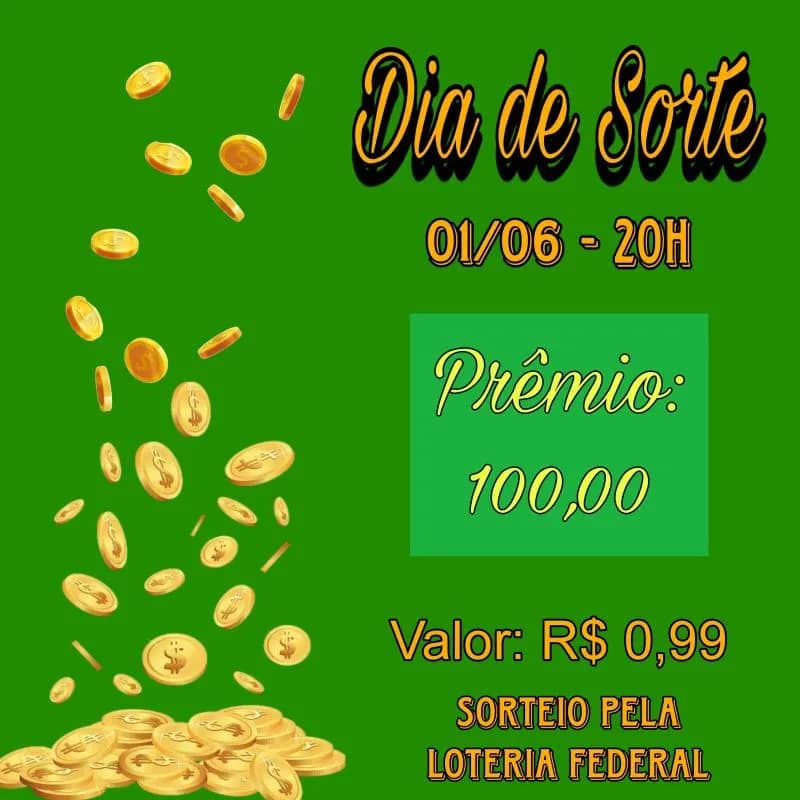 Imagem da campanha Dia de Sorte 01/06