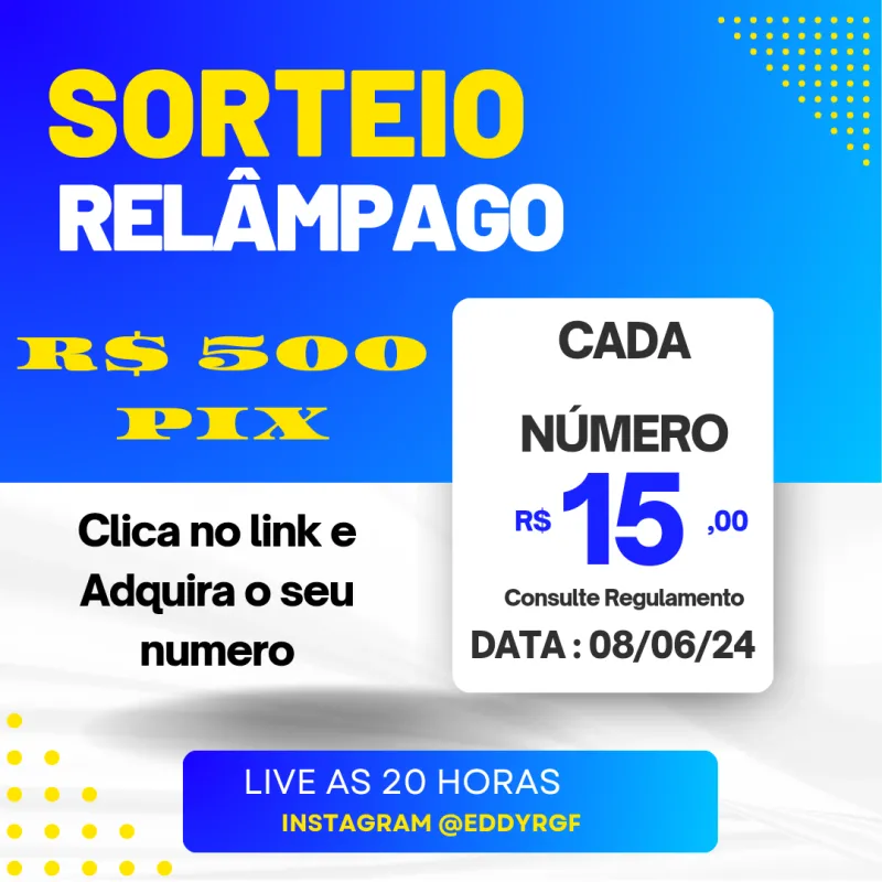 Imagem da campanha SORTEIO DA SORTE