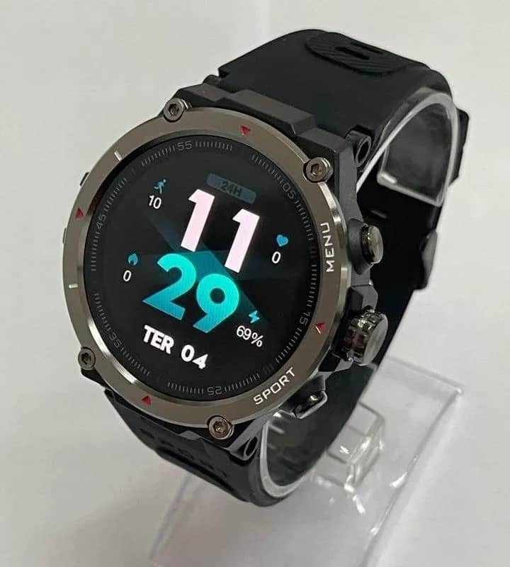 Imagem da campanha Smartwatch Zeblaze Stratos 2