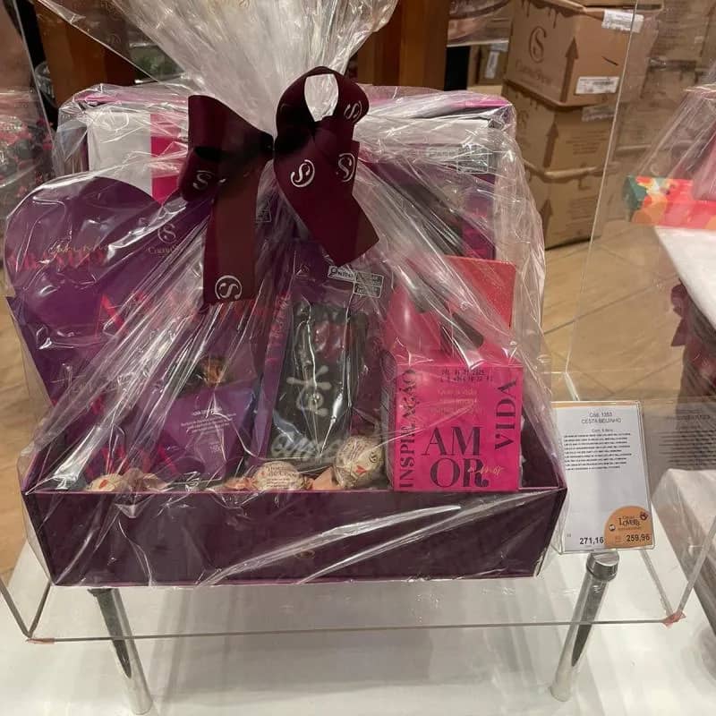 Imagem da campanha Cesta de chocolate Cacau-Show