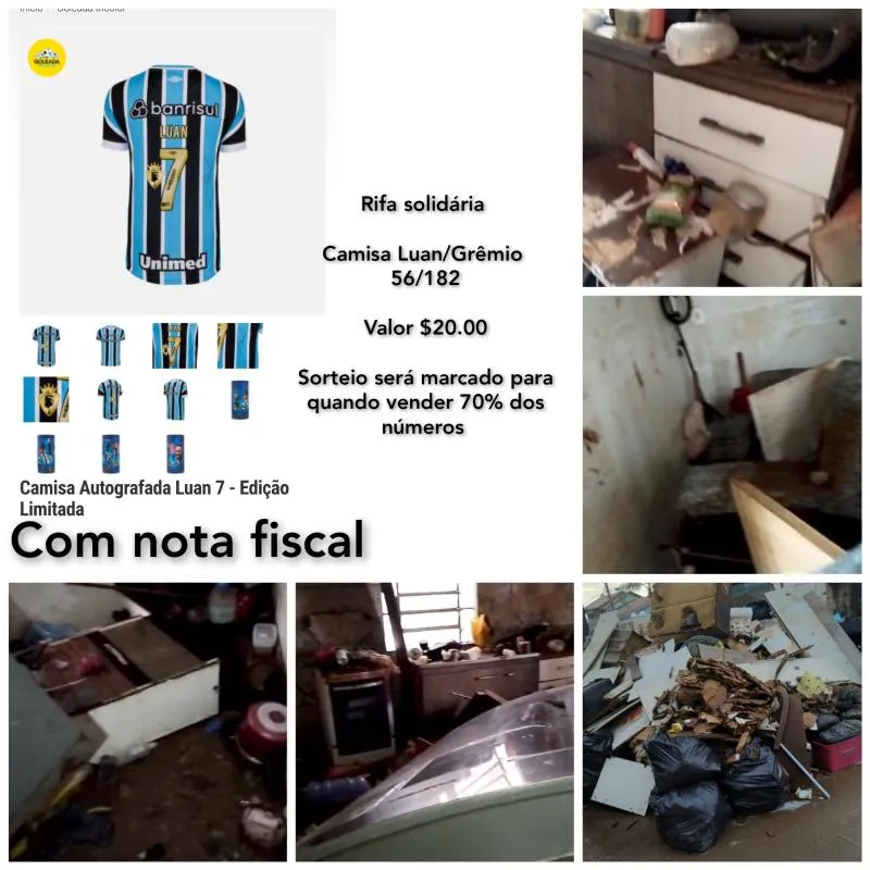 Imagem da campanha Rifa solidária