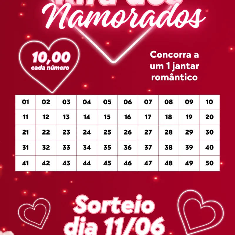 Imagem da campanha Rifa Dia dos Namorados