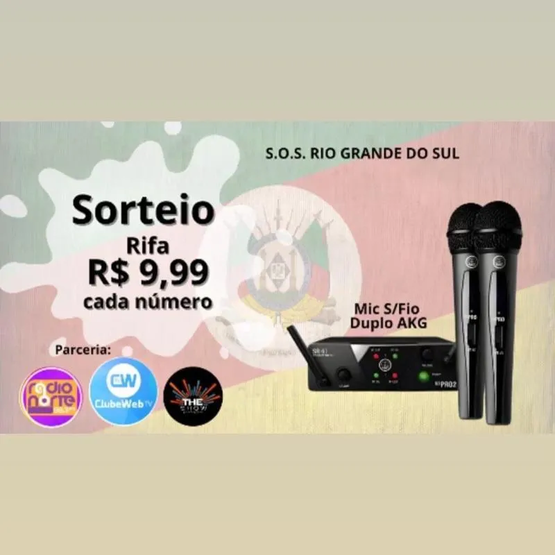 Imagem da campanha SOS RIO GRANDE DO SUL