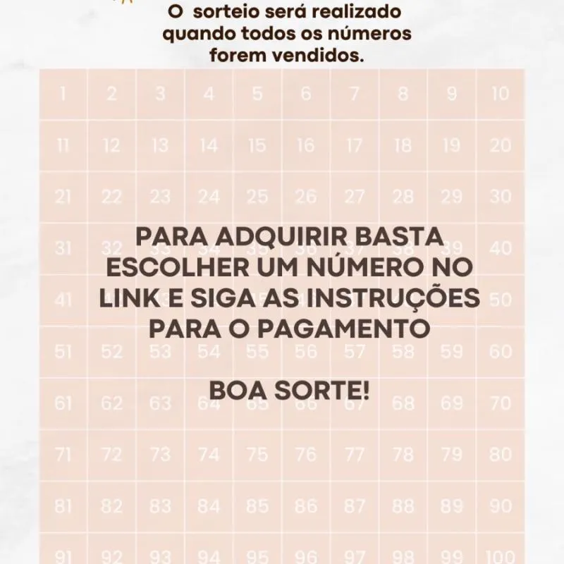 Imagem da campanha Rifa do Alysson