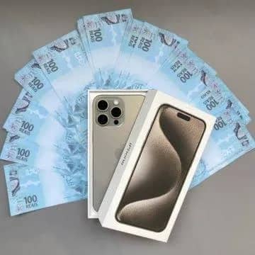 Imagem da campanha Iphone 15 Pro Max ou 5 mil no Pix