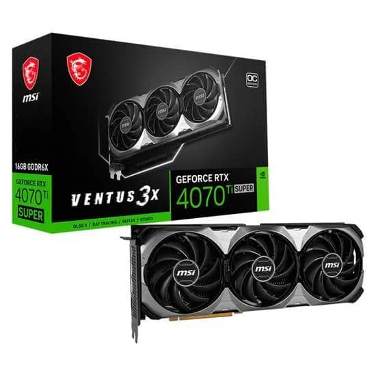 Imagem da campanha MSI GeForce RTX4070TI Super Ventus 3X OC 16GB GDDR6X