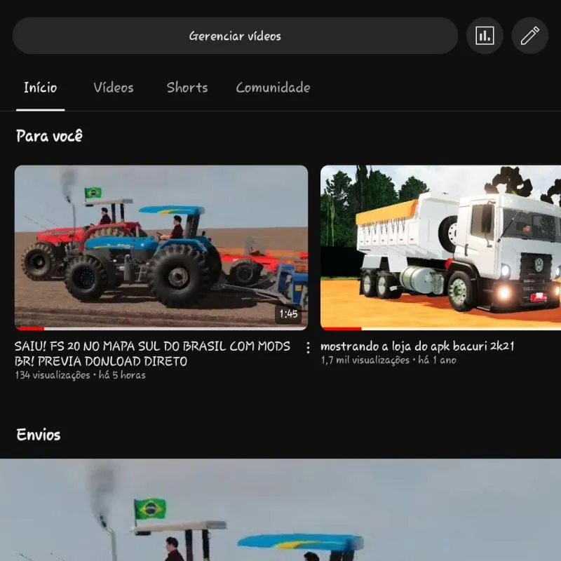 Imagem da campanha CANAL DE YT COM 2K FOCADO EM JOGO DE FAZENDA
