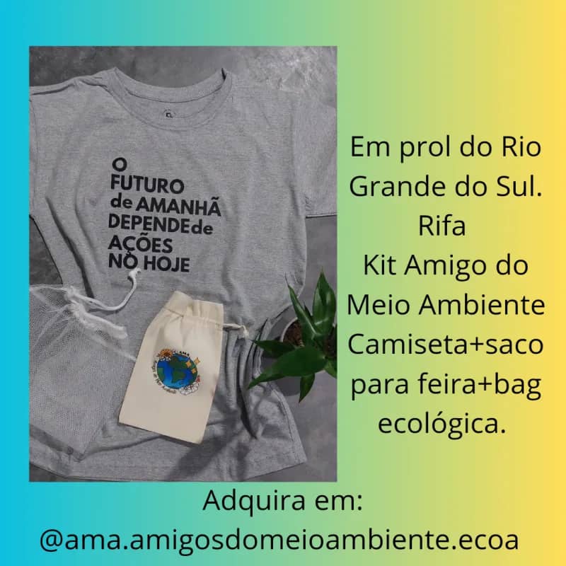 Imagem da campanha AMA para o Rio Grande do Sul