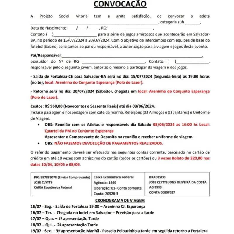 Imagem da campanha VIAGEM PARA BAHIA