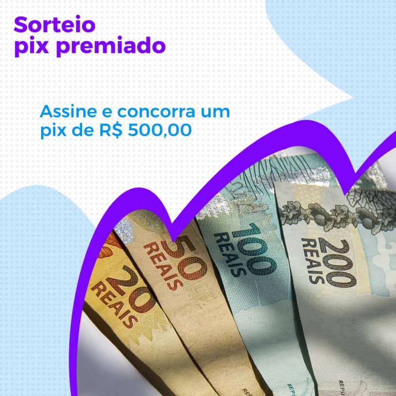 Imagem da campanha Pix premiado