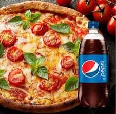 Imagem da campanha Comemore o dia dos Namorados  na D'Alice Pizzaria (1 Pizza Familia +refrigerante 1 litro)