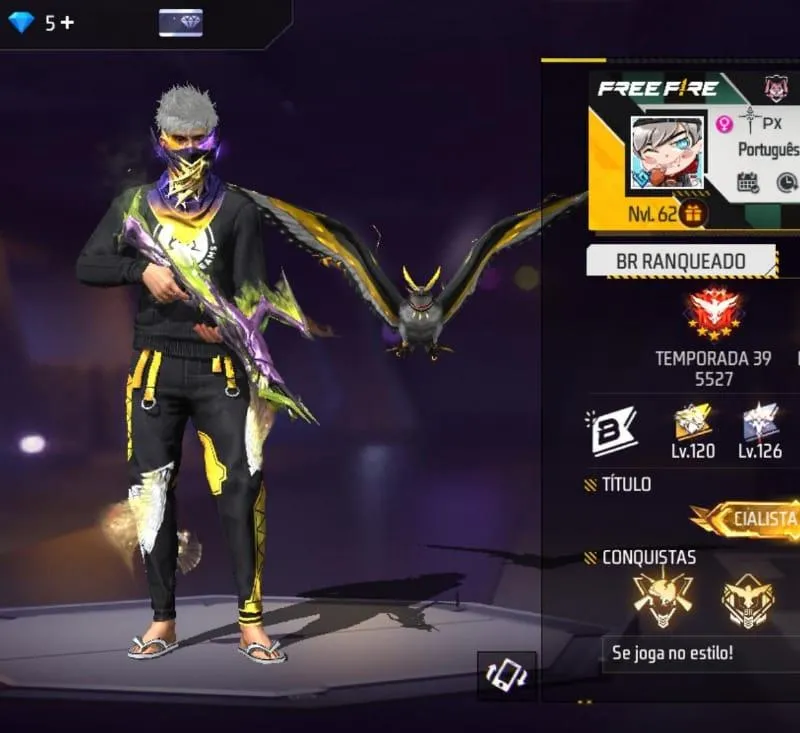 Imagem da campanha 2 CONTA DE FREE FIRE OU 100 NO PIX