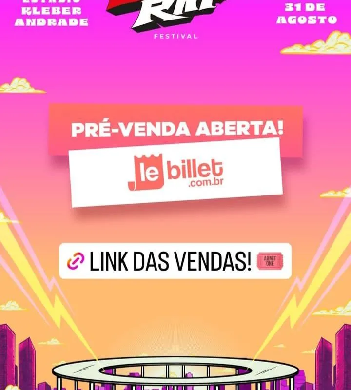 Imagem da campanha Festival de rap