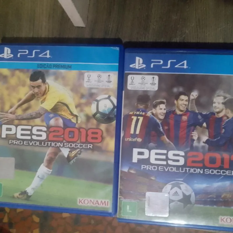 Imagem da campanha Rifa 2 Jogos de PS4 PES 18 E PES 17