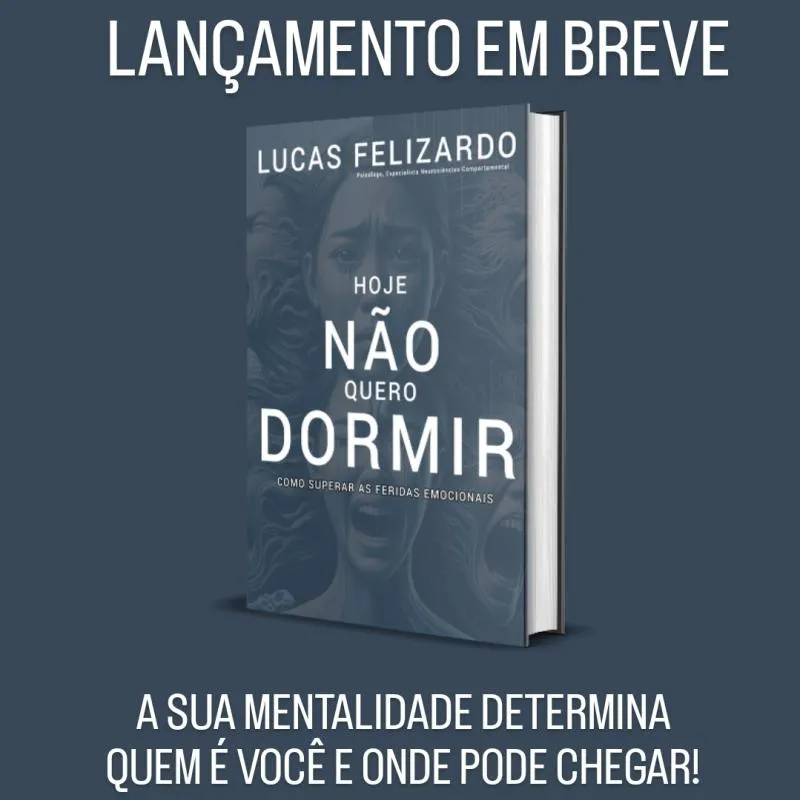 Imagem da campanha LIVRO + TREINAMENTO HOJE NÃO QUERO DORMIR