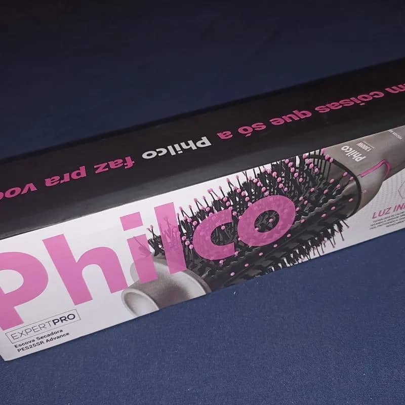 Imagem da campanha Escova de Cabelo ( Nova ) Philco Rosa e Cinza