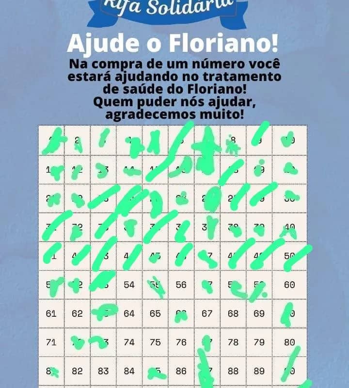 Imagem da campanha Ajude o Floriano
