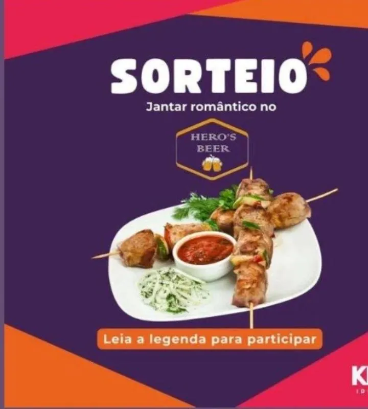 Imagem da campanha Sorteio uma noite gratis (casal)- herosbeer ou 200 no pix