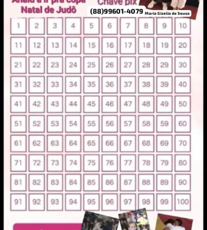 Imagem da campanha Rifa da analu