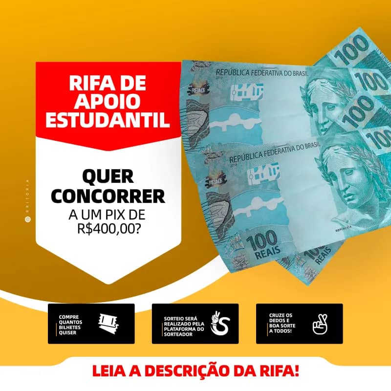 Imagem da campanha Rifa de Apoio Estudantil ❤️
