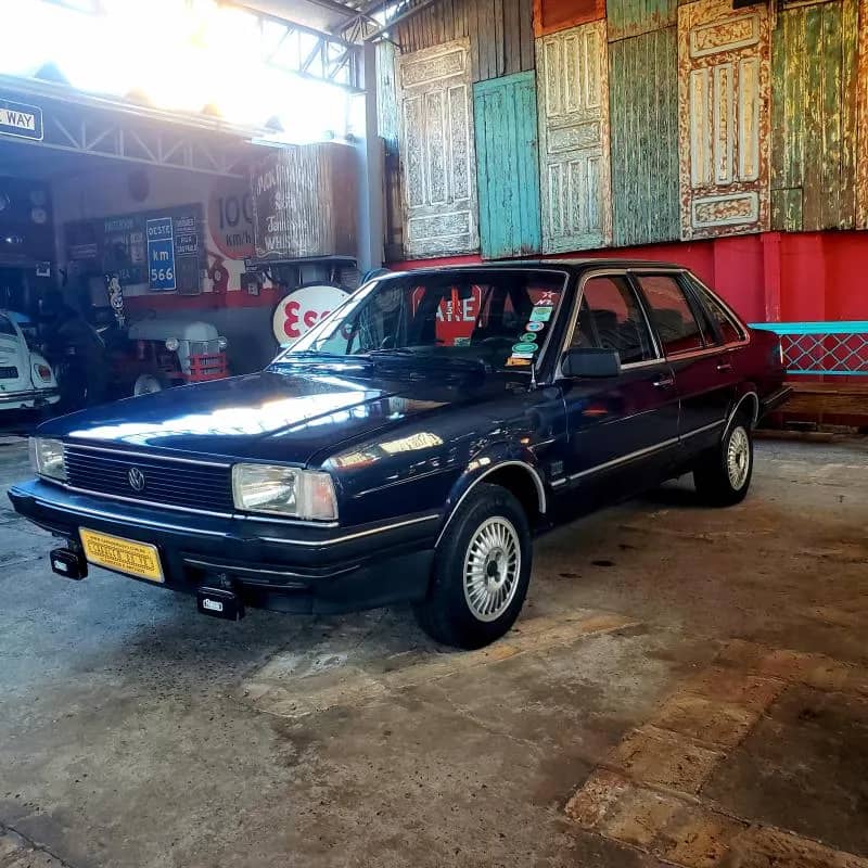 Imagem da campanha Ação SANTANA CD 1985. PLACA PRETA