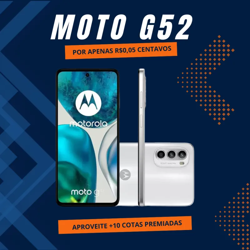 Imagem da campanha Moto G52