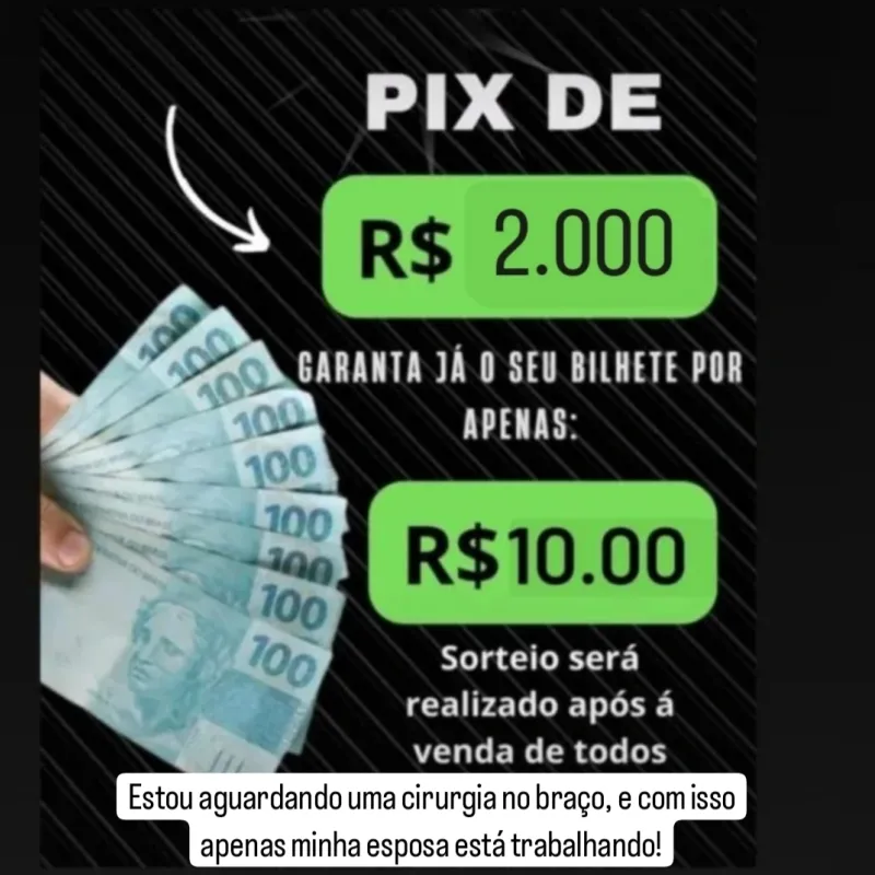 Imagem da campanha A Rifa é para ajudar no concerto do nosso carro. 🙏🏻