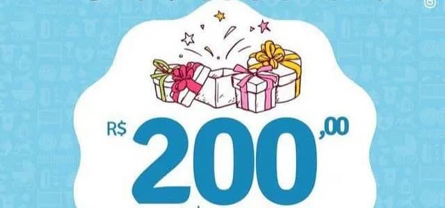 Imagem da campanha R$200,00