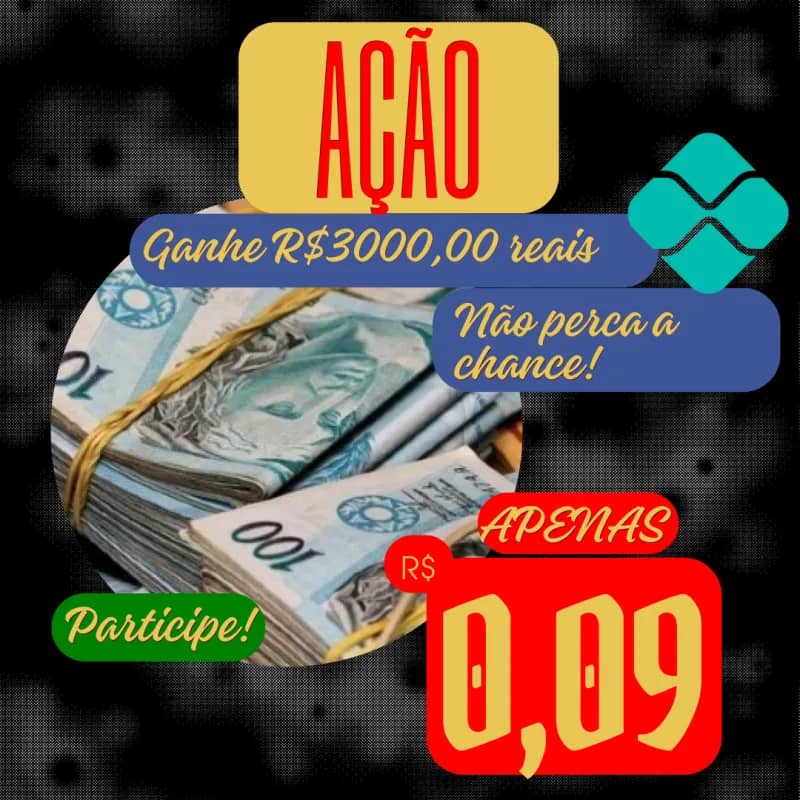 Imagem da campanha AÇÃO R$3000,00 NO PIX