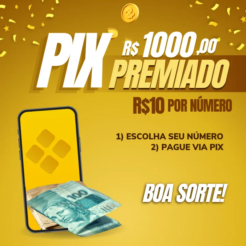 Imagem da campanha Pix Premiado