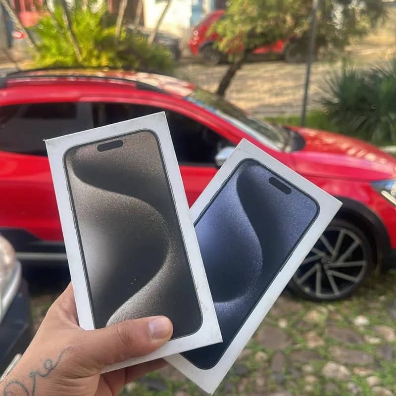 Imagem da campanha iPhone 15 Pro Max