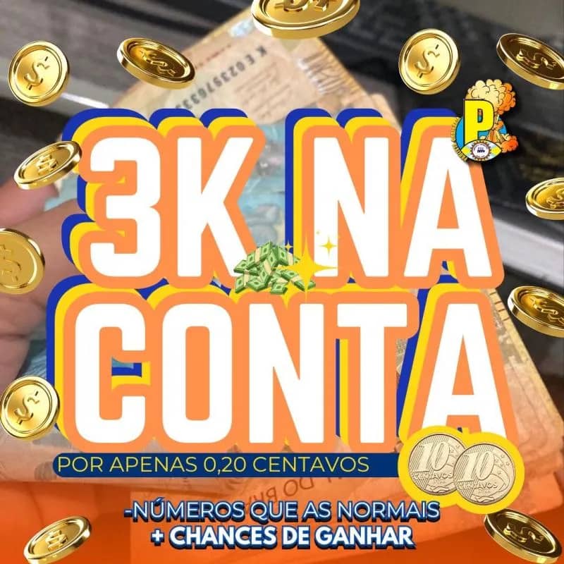 Imagem da campanha 3 k na sua conta