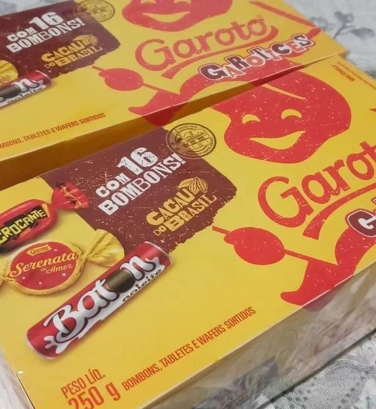 Imagem da campanha Rifa é uma caixa de chocolate