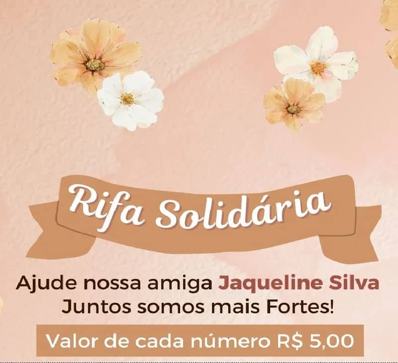 Imagem da campanha Rifa Solidaria
