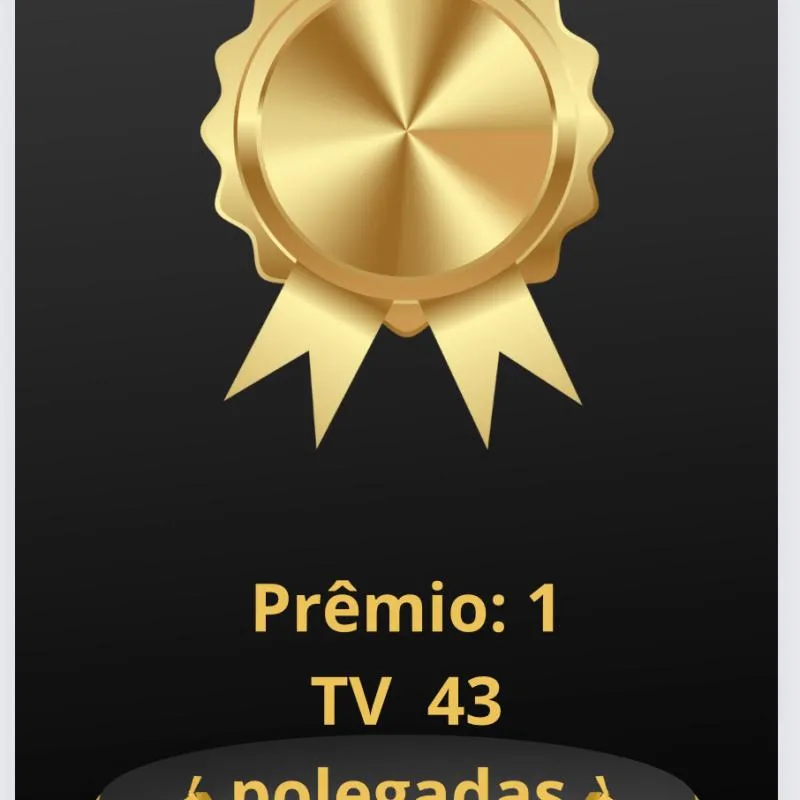 Imagem da campanha Uma tv por 1 real