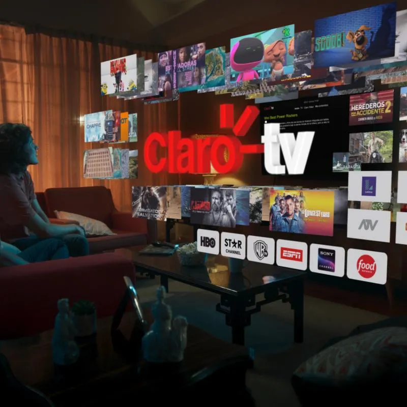 Imagem da campanha assinatura da claro tv + globoplay