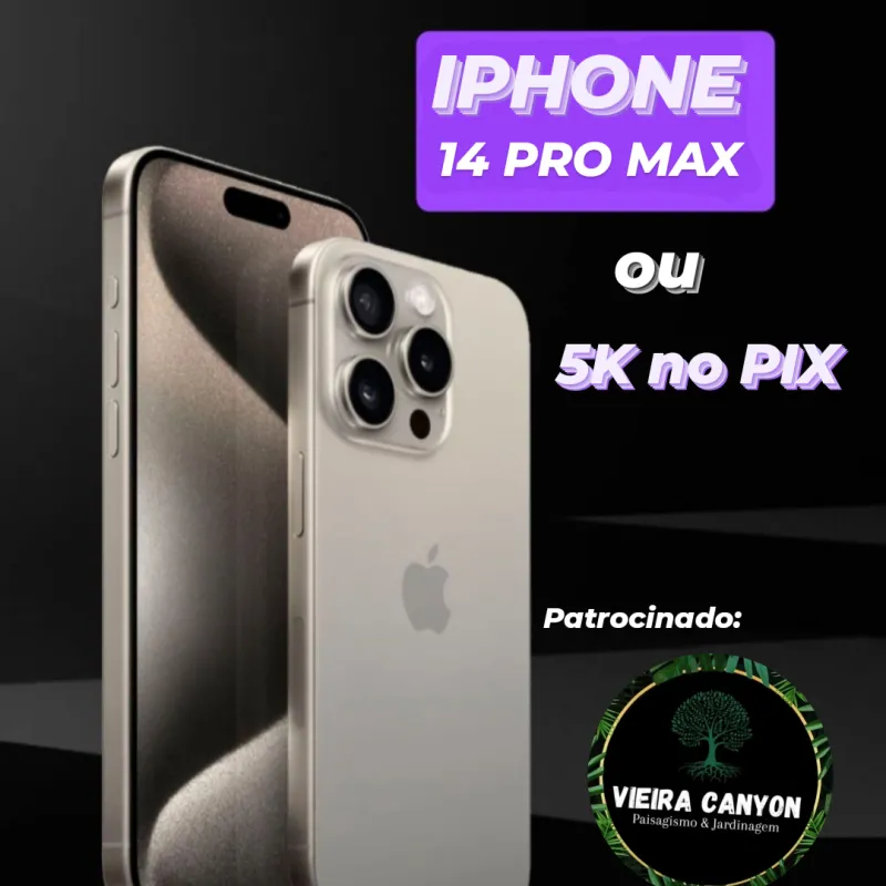 Imagem da campanha IPHONE 13  ou 3K no PIX