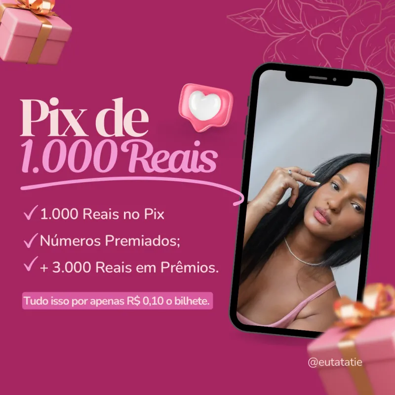 Imagem da campanha Talitinha Prêmios