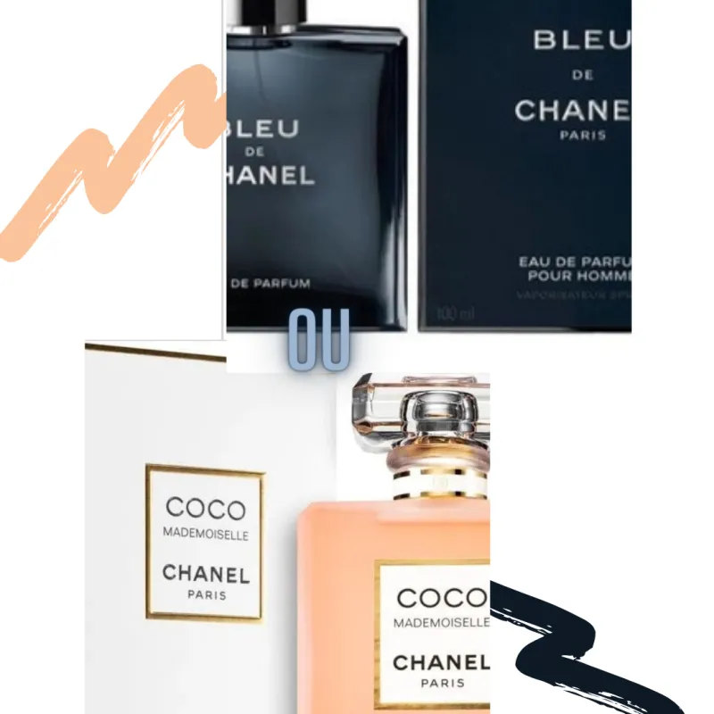Imagem da campanha Perfume Bleu Chanel ou Mademoiselle priveé 100ml ou R$900,00 no PIX