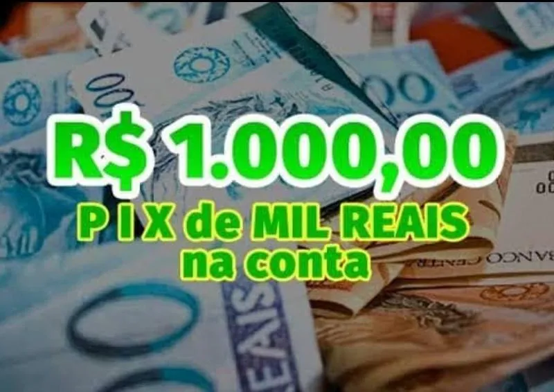 Imagem da campanha RIFA SOLIDÁRIA PRÊMIO R$ 1.000 no Pix