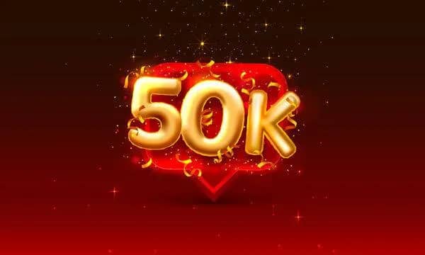 Imagem da campanha 50k no pix por 0,18 centavos